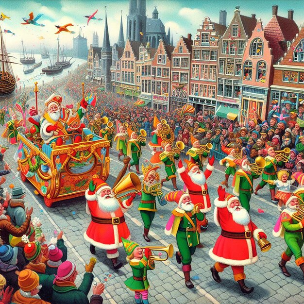 Projekt dla Wesołych Świąt z Sinterklaasem