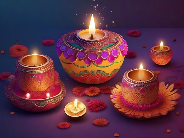 Zdjęcie projekt festiwalu diwali