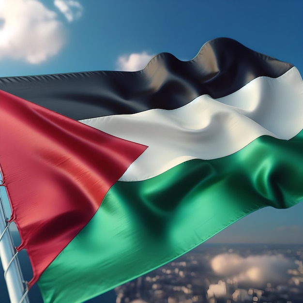 Projekt flagi Palestyny