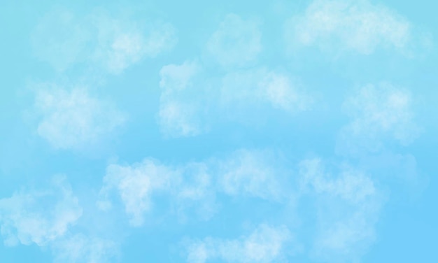 Projekt Ilustracji Niebo I Chmury Piękne Tło
