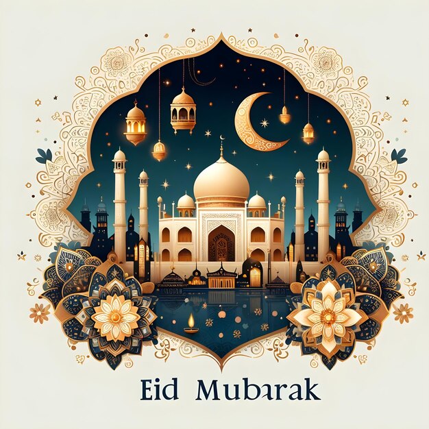 Projekt islamskiego festiwalu Eid Mubarak