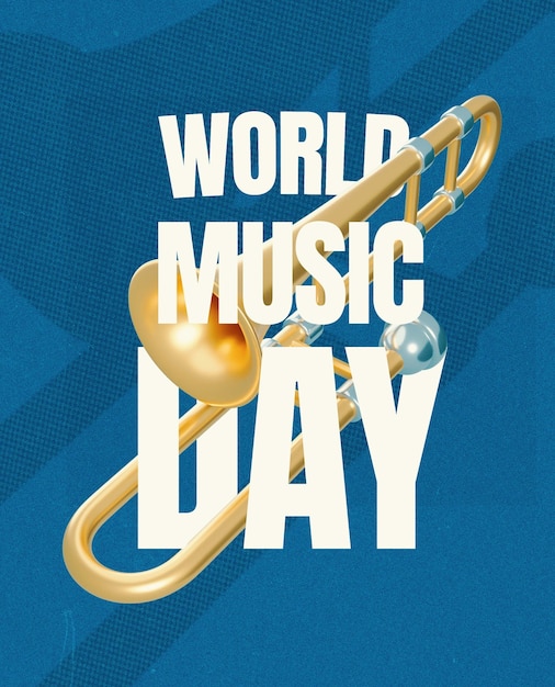Projekt kolażu na Światowy Dzień Muzyki