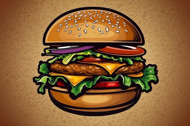 Projekt Logo Burger Fast Food