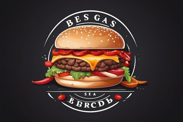 Projekt logo Burger Fast Food