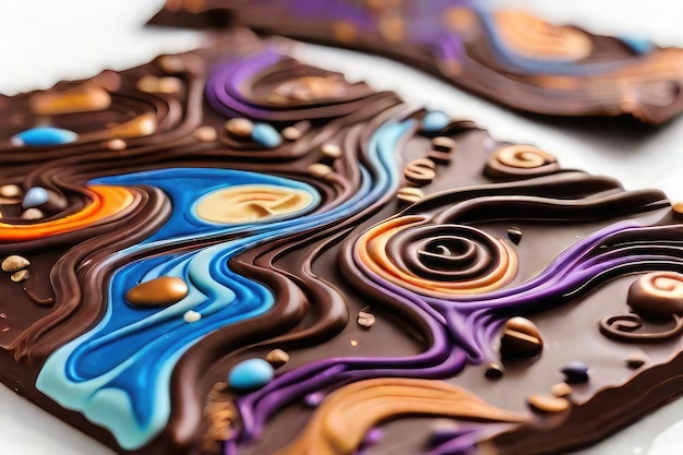 Projekt logo czekolady Creative Sweets Branding