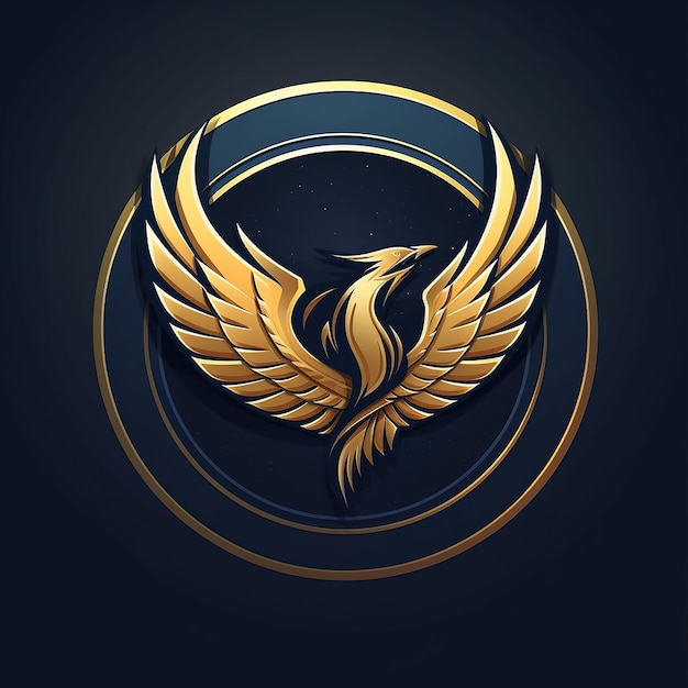 Projekt logo firmy Gold Eagle Wings