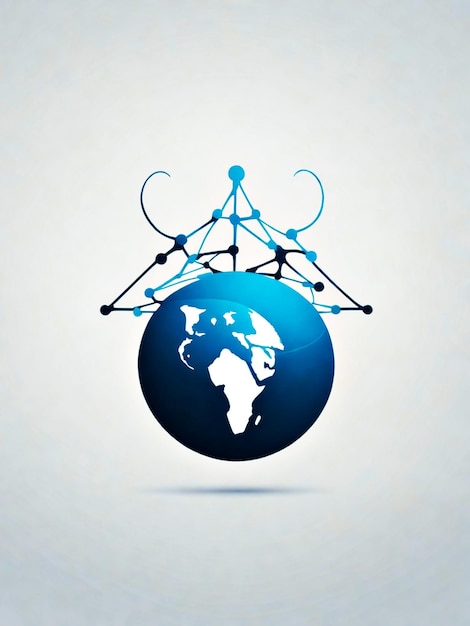 Zdjęcie projekt logo sieci globalnej