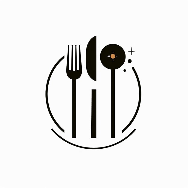 Zdjęcie projekt logo znaku obrazowego dla restauracji