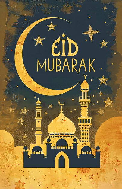 Projekt plakatów EID MUBARAK