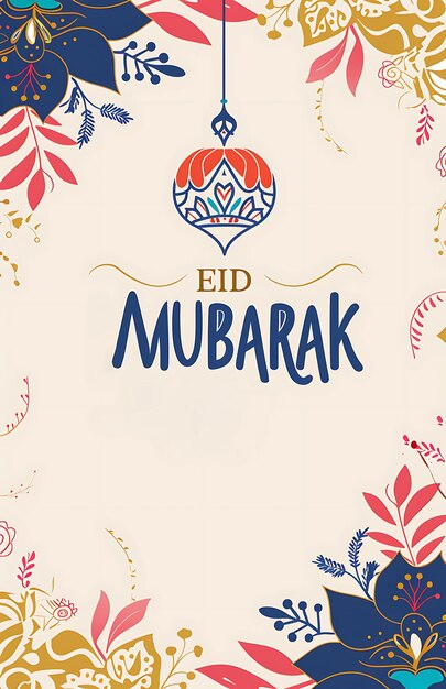 Projekt plakatów EID MUBARAK