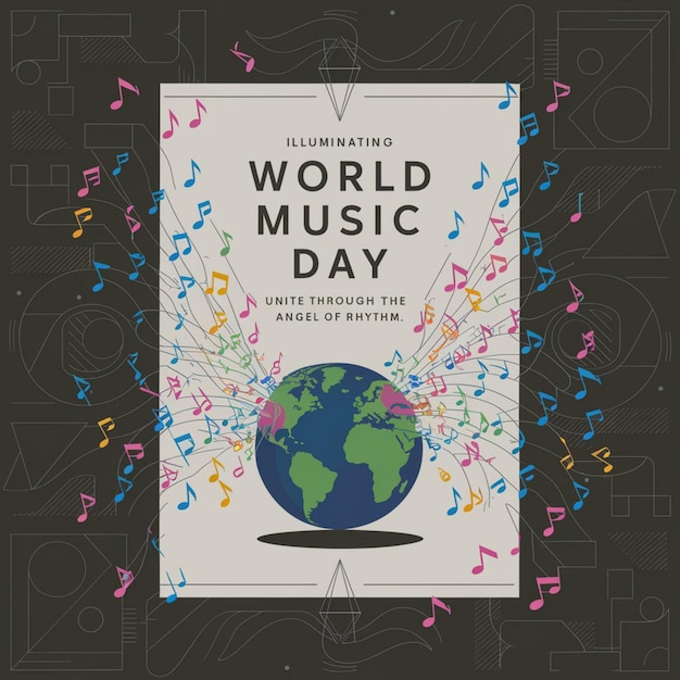 Projekt plakatów Światowego Dnia Muzyki