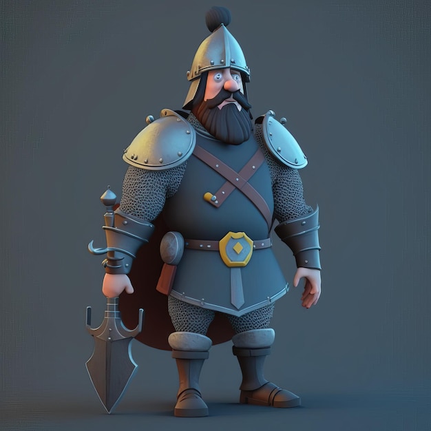 projekt średniowiecznego wojownika projekt koncepcyjny postaci z gry wideo wiele projektów koncepcyjnych całego ciała