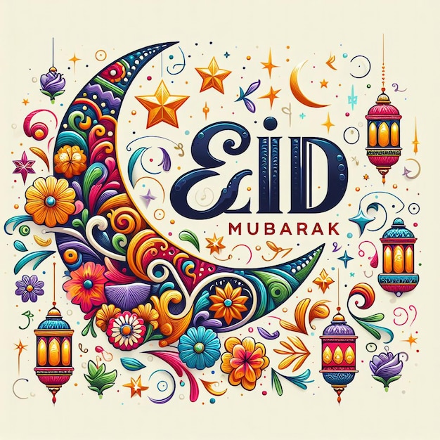 Projekt świąteczny Eid Mubarak