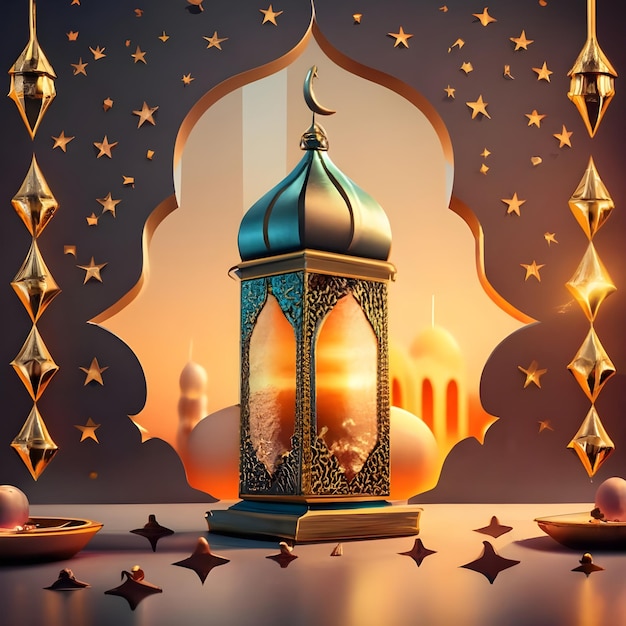 Zdjęcie projekt szablonu ramadan mubarak