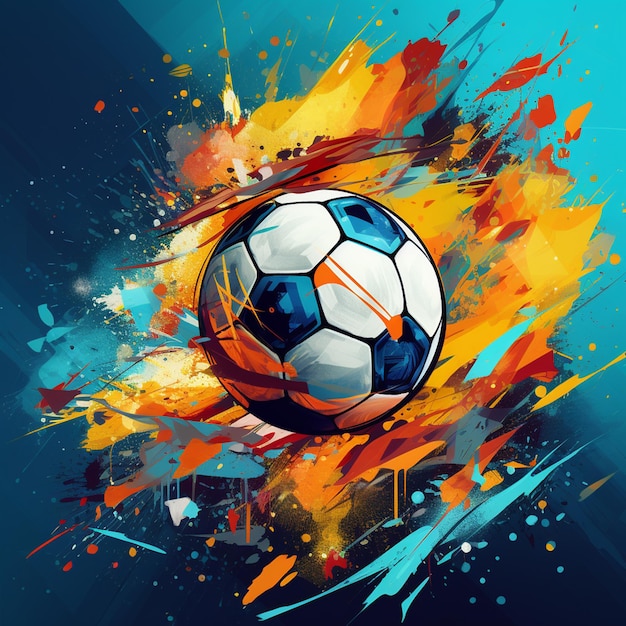 Projekt tła piłki nożnej
