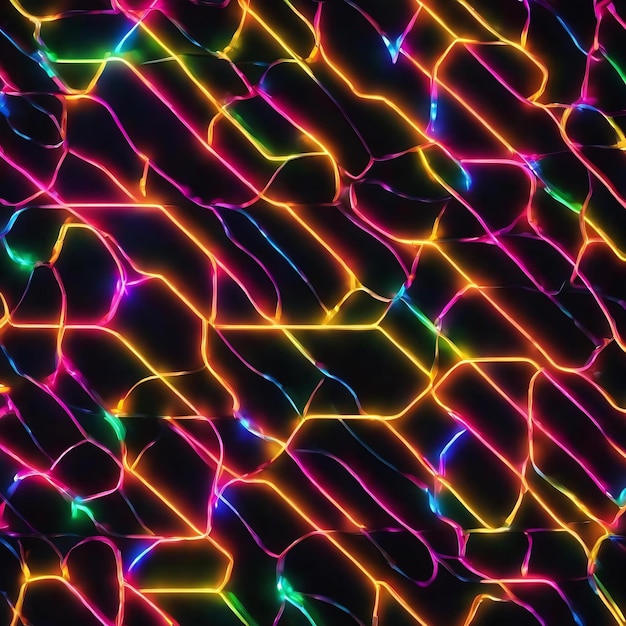 Zdjęcie projekt tła z efektem światła neonowego 3d