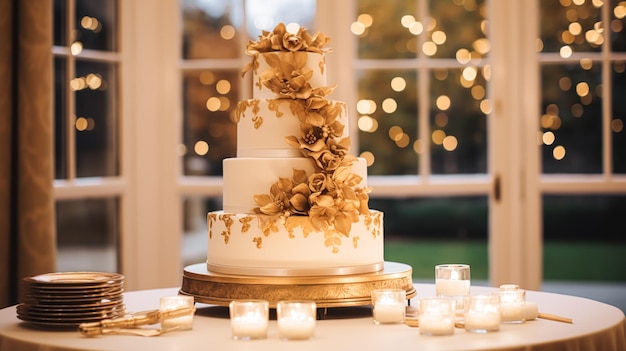 projekt tortu weselnego jesienny deser stylizacja i dekoracja świąteczna wielopoziomowy tort na jesienne miejsce imprezy usługi cateringowe i elegancki wystrój wiejski inspiracja stylem wiejskim