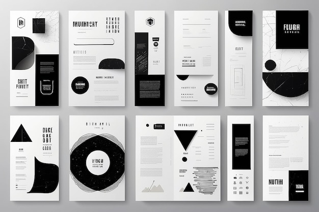 Zdjęcie projekt typograficzny i minimalistyczne elementy tła