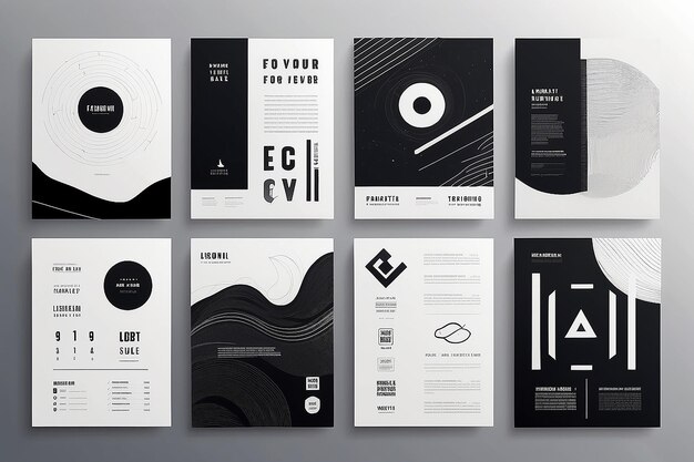 Zdjęcie projekt typograficzny i minimalistyczne elementy tła