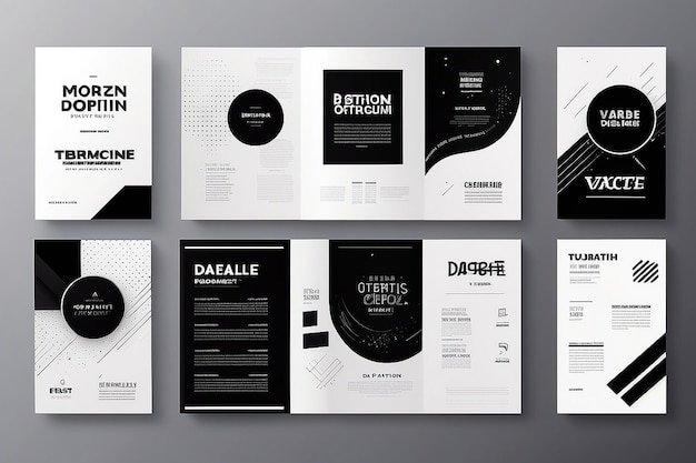 Zdjęcie projekt typograficzny i minimalistyczne elementy tła