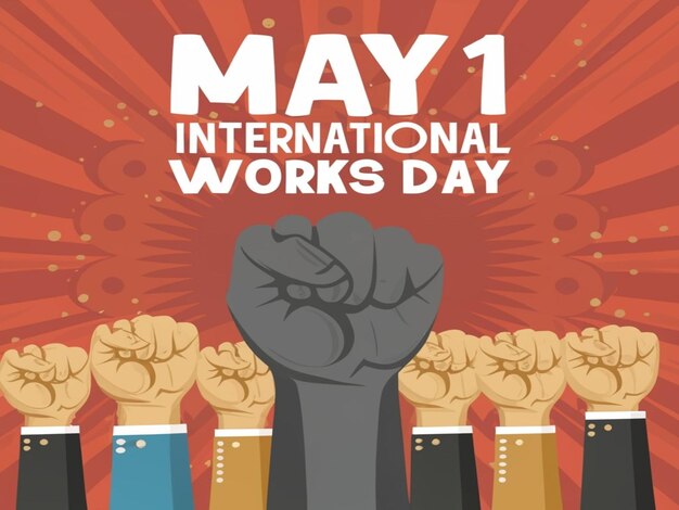 Projektowanie na 1 maja Międzynarodowy Dzień Pracy i Dzień Majowy