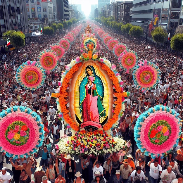 Projekty z Matką Jezusa dla Da de la Virgen de Guadalupe i Saint Rose de Lima