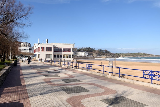 Promenada w Santander Cantabria Hiszpania