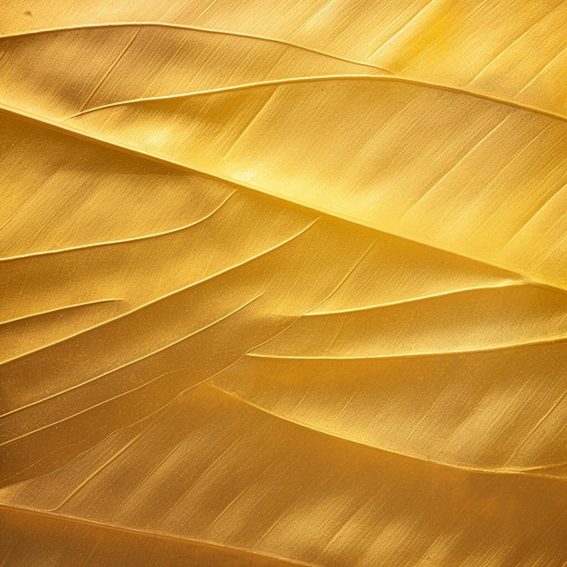 Promienne złote liście Błyszcząca żółta złota tekstura liści