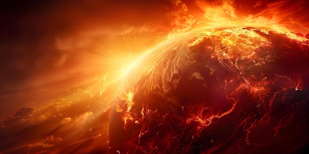 Proroctwo biblijne przewiduje ostateczne zniszczenie Ziemi w Dniu Sądu Koncepcja Wiary religijne Koniec dni Apokalipsa Boska zemsta Eschatologia