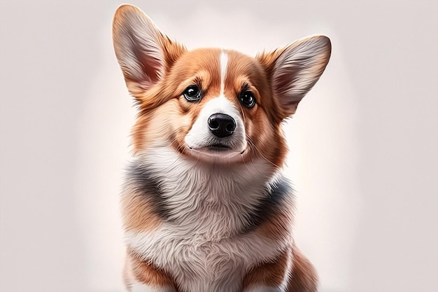 prosta i urocza sztuczna inteligencja corgi