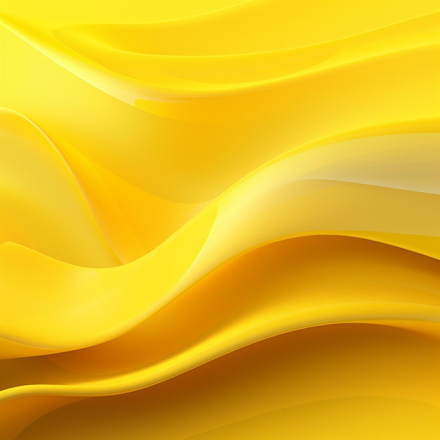 Proste abstrakcyjne żółte fale tło z szablonem prezentacji przestrzeni