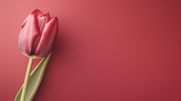 prosty makiet tulipanów