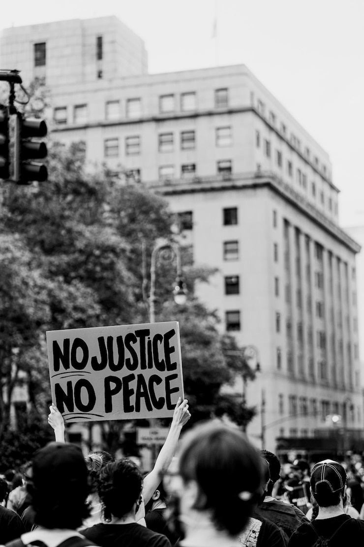 Zdjęcie protesty blm - nyc