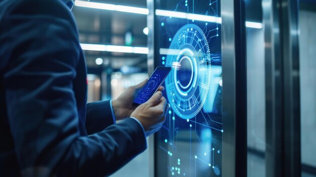 Przedsiębiorca korzystający z telefonu komórkowego z wirtualnym automatycznym systemem kontroli bezpieczeństwa uzyskuje dostęp do danych osobowych
