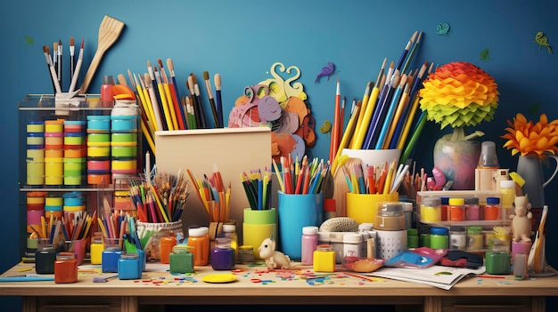 Przedszkole Art and Craft Supplies