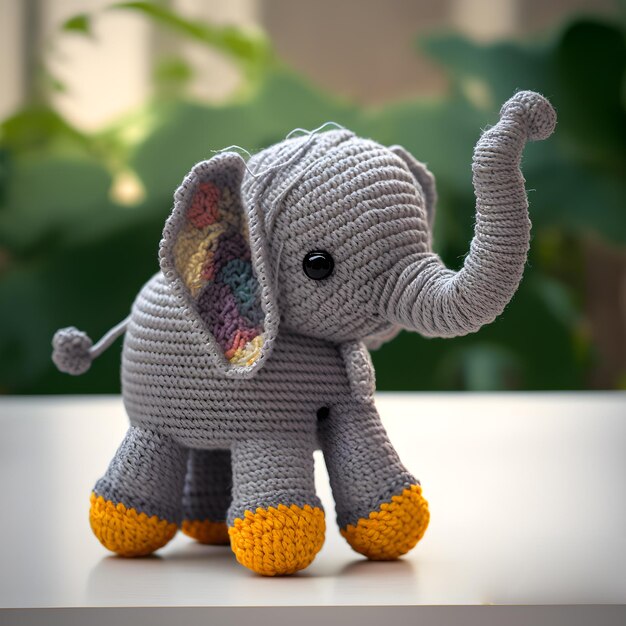 Zdjęcie przędza słoniowa amigurumi