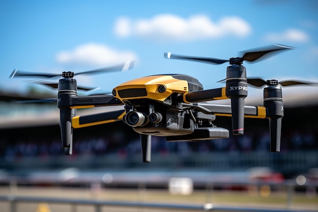 Przejeżdża sportowy dron