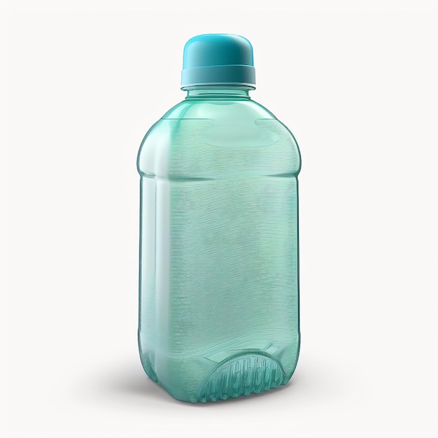 Zdjęcie przejrzysty pojemnik z plastikowej butelki