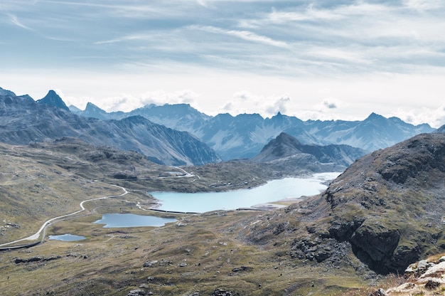 Przełęcz Alpejska Bernina W Szwajcarii