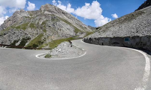 Przełęcz Stelvio w Alpach