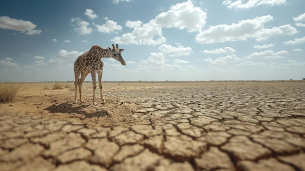 Zdjęcie przemieszczone gatunki zwierząt szukające schronienia z powodu zmieniającego się klimatu