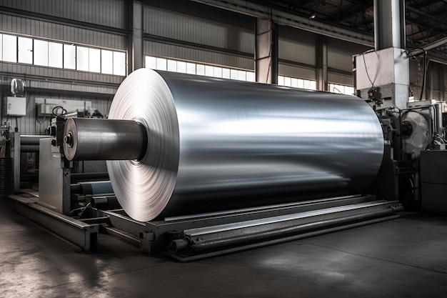 Przemysłowa produkcja walcowanego aluminium i cynku