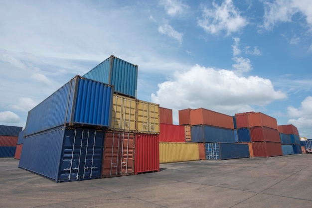 Przemysłowy plac kontenerowy dla biznesu logistycznego Import Export