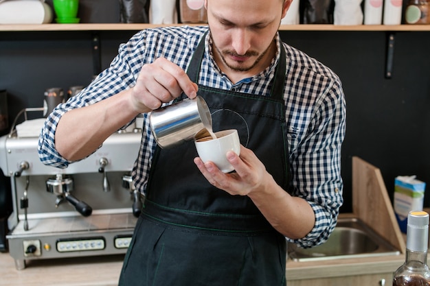 Przepis Na Menu Baru Kawowego Wystrój Baristy Cappuccino