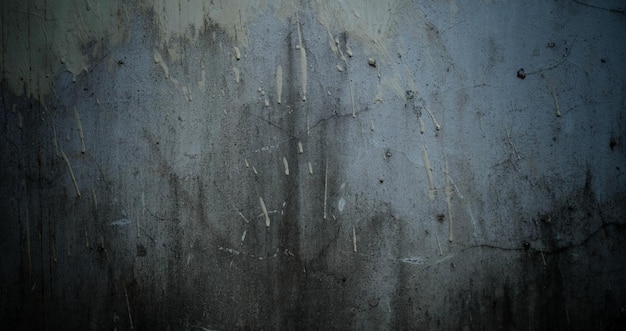 Przerażające ciemne tło ściany stare ściany pełne plam i zadrapań horror koncepcja tło ściany