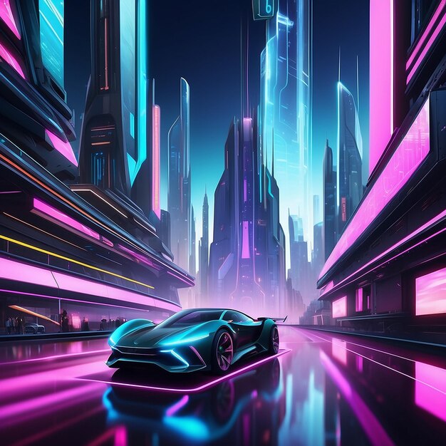 Przeszłość technologii futurystycznej: odkrywanie świata neonowych świateł, holograficznych wyświetlaczy i latających samochodów