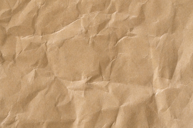 Przetwarza brown papierową zmiętą teksturę, Stara papierowa powierzchnia dla tła