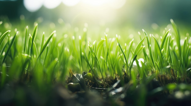 Przeznaczone do walki radioelektronicznej świeża zielona trawa w słońcu Naturalne tło