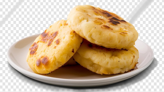 Przezroczysta izolacja Arepas z Wenezueli