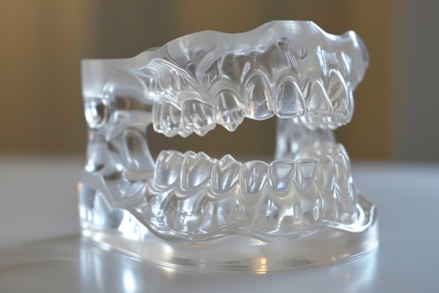 Przezroczyste ustawiarki zębów wyprodukowane przez drukowanie 3D rewolucjonizują ortodontykę
